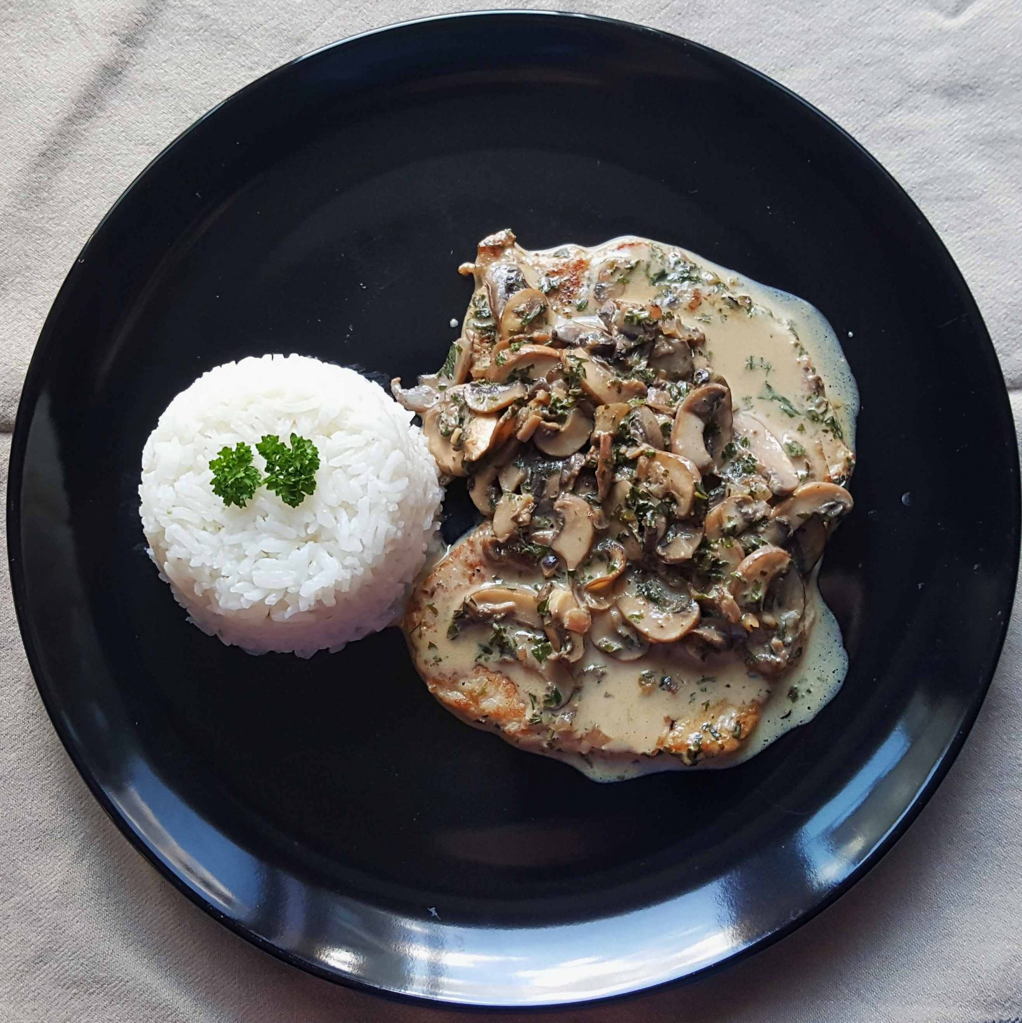 Champignon-Schnitzel mit Reis | Mike kocht