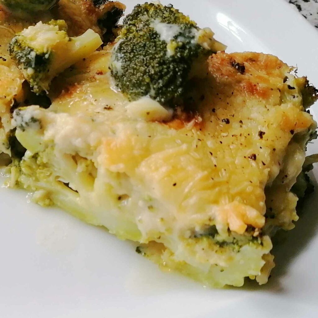 Broccoli-Gratin mit 2erlei Käse